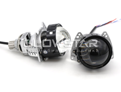 Билед модули Aozoom A19, 3.0 дюйма, 5500K, 58W/50W, крепление 3R и съемное гаечное (комплект, 2шт)