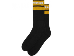 Носки Dr Martens Athletic Logo черные с желтым