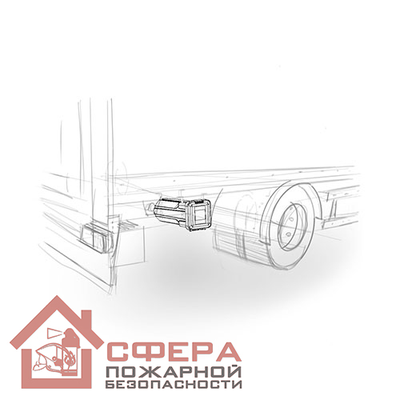 Пенал для огнетушителей DAKEN SLIDEN 82410/82411/82412