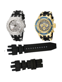 Ремешок для часов Invicta Subaqua Reserve Черный и Синий