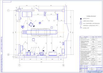 Пост электротехнических работ планировка СТОА