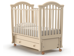 Детская кровать Nuovita Perla Swing, Avorio / Слоновая кость (продольный маятник)