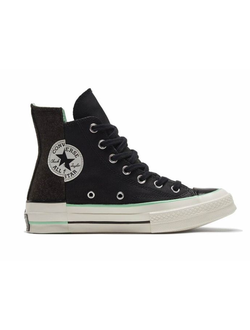 Кеды Converse Chuck Taylor 70 Leather кожаные высокие черные