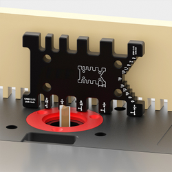 Шаблон для упора С ФУНКЦИЕЙ "ШИПОРЕЗКА"