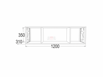 ПОЛКА НАВЕСНАЯ-1 ОМЕГА-16