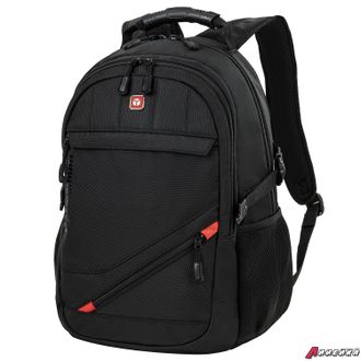 Рюкзак GERMANIUM «S-01» универсальный, с отделением для ноутбука, влагостойкий, черный, 47×32×20 см. 226947
