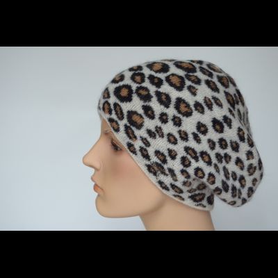 Берет Vizio 1027 Италия белый с коричневым