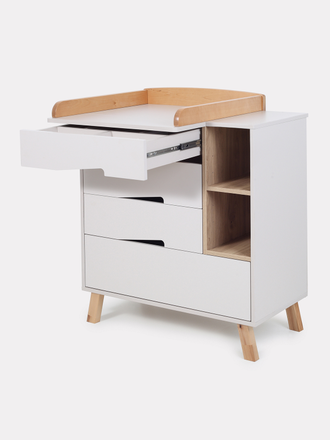 Комод пеленальный Rant Lago Pro 800/4 Crystal beige