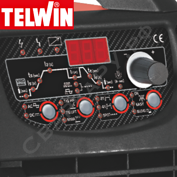 Установка для аргонодуговой сварки Telwin  SUPERIOR TIG 252 AC/DC-HF/LIFT VRD AQUA