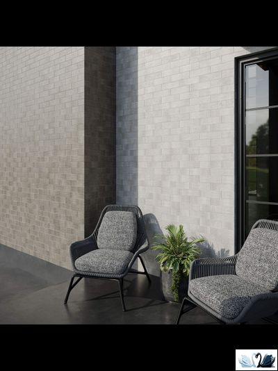 Плитка фасадная Belani Brick stone 25 х 7,5 см коричневый Береза керамика