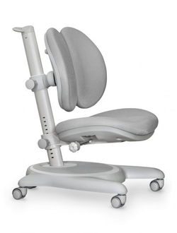 Детское кресло ErgoKids Ortoback Duo серый