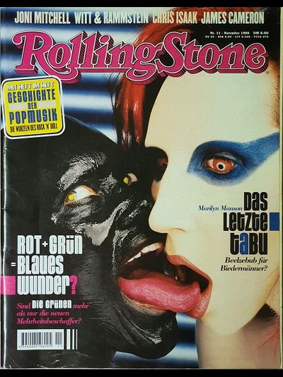 Rolling Stone Germany Magazine November 1998 Marilyn Manson, Иностранные журналы, Intpress