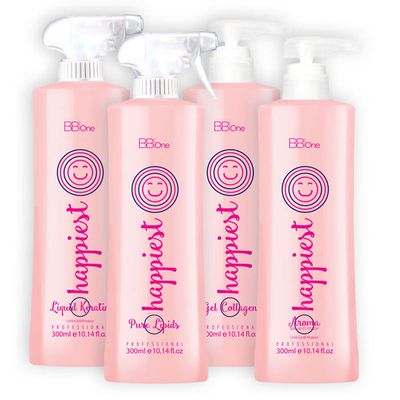 Холодный ботокс для волос BB One Happiest, 300/300/300/300 мл.