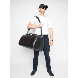 Кожаный портплед / дорожная сумка Goffredo 
Premium black (арт. 4045-51)