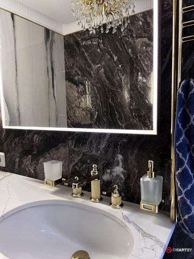 Зеркало с подсветкой и встроенной стерео акустикой Gilded Melody CLA