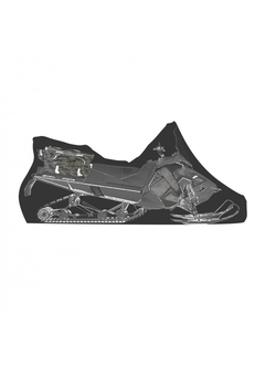 Чехол стояночный на снегоход Skandic BASEG 41753 (на утилитарники c 2010 г с учетом установленного кофра)