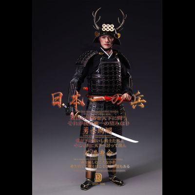 ПРЕДЗАКАЗ - Самурай Санада Юкимура (в черном) - Коллекционная фигурка 1/12  The Greatest Warrior of Japan Black Standard (D12006) - D12TOYS ?ЦЕНА: 12900 РУБ.?