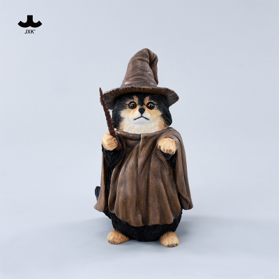 Песик-волшебник (черный) - Коллекционная фигурка 1/6 Wizard Dog (JXK-CS03D) - JXK