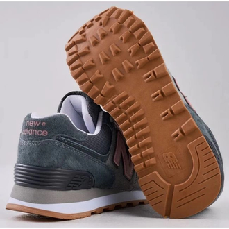 New Balance 574 Grey Purple Pink