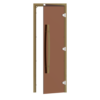 Комплект двери с "бронзовым" стеклом SAWO 741-3SGD-R-1 купить в Алуште