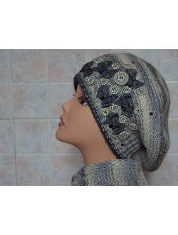 разноцветный берет и шарф коллекция головные уборы для женщин Vizio Италия 4760