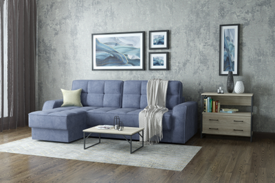 ДВУСПАЛЬНЫЙ РАСКЛАДНОЙ СТИЛЬНЫЙ СОВРЕМЕННЫЙ УГЛОВОЙ  ДИВАН-КРОВАТЬ КЕМБРИДЖ, СО СПАЛЬНЫМ МЕСТОМ И МЕХАНИЗМОМ ПАНТОГРАФ, УНИВЕРСАЛЬНЫЙ УГОЛ