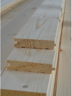 Доска пола СОСНА 105мм Сорт А-В(1-2) Длина: 3м, 4м