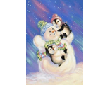 Р251	&quot;Snowman and penguins&quot; D. Gelsinger