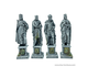 FOUR KINGS STATUES (painted)