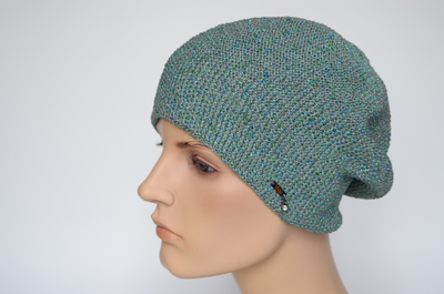 Бирюзовый берет женский Vizio Италия 7085 В