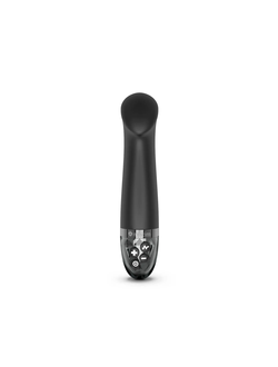 46541 Вибратор Mystim Right on Ron с электростимуляцией, силикон, черный, 16,5 см