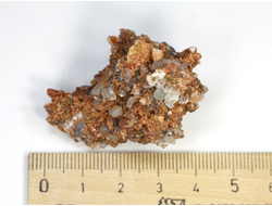 Кридит, Флюорит, коллекционный образец, Мексика (43*32*30 мм, 25 г) №23510