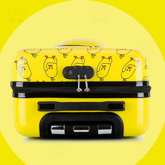 Детский чемодан 3D Цыплёнок жёлтый