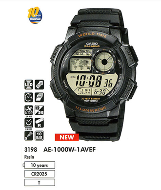 Часы Casio AE-1000W-1A