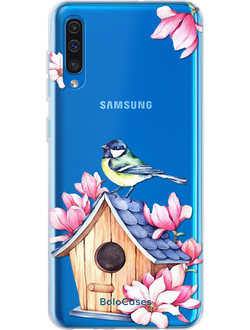 Чехол для Samsung с цветочным дизайном №140