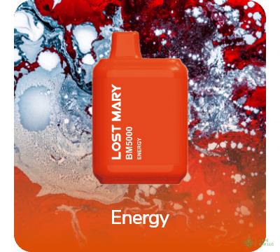 Одноразовая электронная сигарета LOST MARY BM5000, 2%, 14 мл, 650 мАч, 5000 затяжек (Energy)