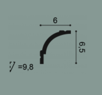 Карниз CB525 - 6,5*6*200см