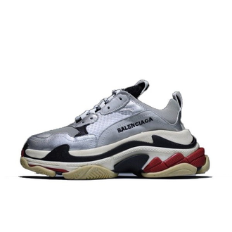 Женские кроссовки Balenciaga (Баленсиага) Triple S Серебристые женские (36-41)