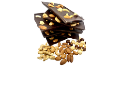 Темный шоколад 70% с кешью, миндалем и фундуком