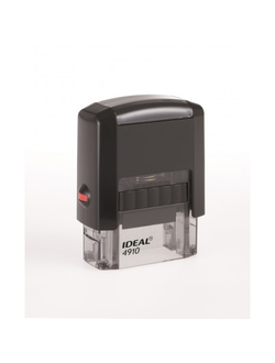 ШТАМП 26х9мм, IDEAL 4910 ЧЕРНЫЙ КОРПУС