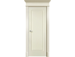 Кремовая глухая дверь Нафта эмаль