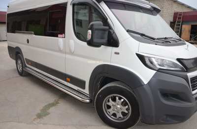Пороги с накладным листом	d53 для Peugeot Boxer (2014-)