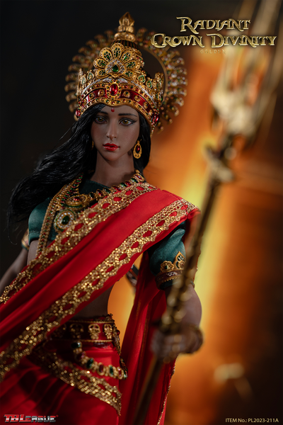Индийская красавица в красном - Коллекционная ФИГУРКА 1/6 scale Radiant Crown Divinity Golden (PL2023-211A) - TBLeague
