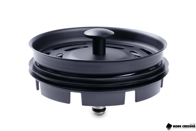 Фланец + стоппер + кнопка BoneCrusher, в цвете "матовый черный" для BC910/910 Slim/BC810/ ВС610