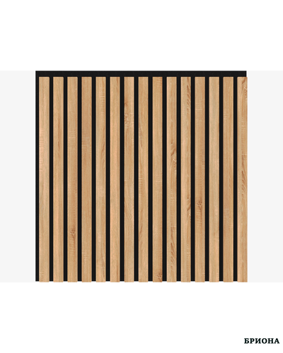 ПАНЕЛЬ СТЕНОВАЯ АКУСТИЧЕСКАЯ STELLA COMFORT STANDART ДУБ СОНОМА  600Х600Х9