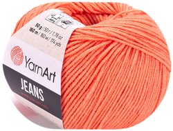 Jeans Yarn Art пряжа цвет № 23 коралловый