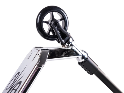 Трюковой самокат Tech Team Provokator 50 silver chrome/black переднее колесо