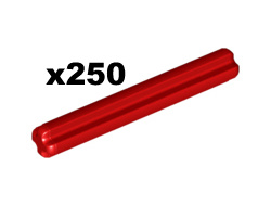 Technic, Axle  4L, Red (3705 / 4143851 / 4265797 / 6129995)