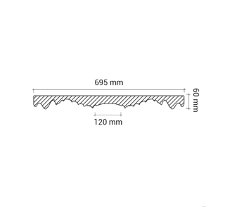 Розетка 1.56.001 d69,5см