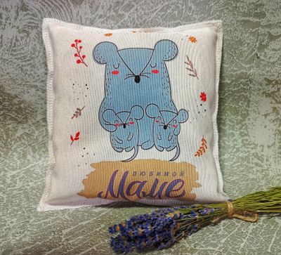Подушка ароматная "Любимой маме" мышки